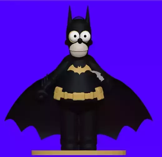Homer Simpson Batman