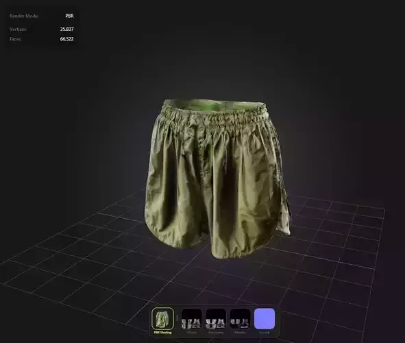 Camo Shorts PBR 4k