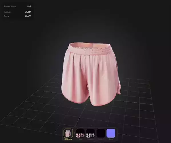 Pink Shorts PBR 4k 