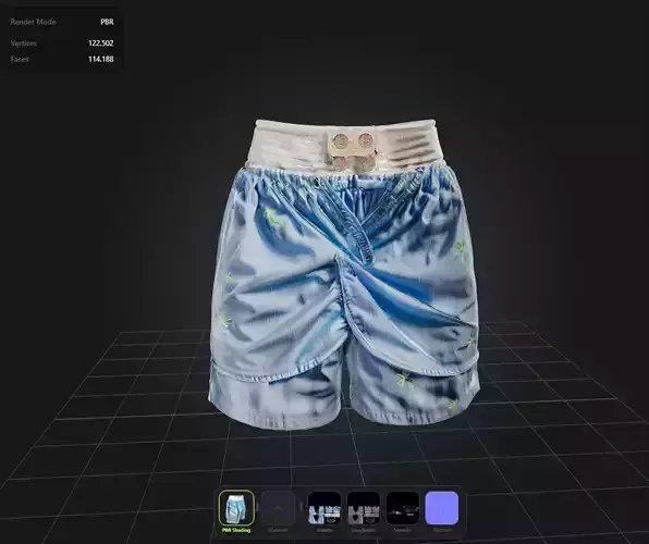 Flowers Shorts PBR 4k