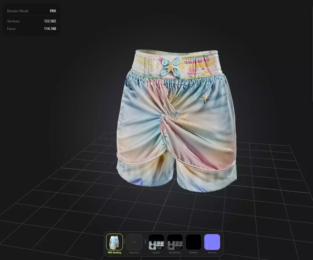 Swinwear PBR 4k  Low-poly 3D model_0