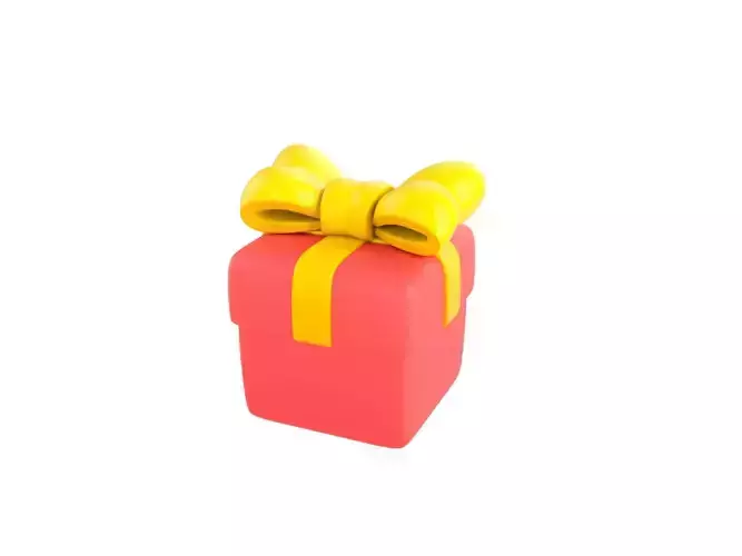 Gift Box 3D model Gift Box 3D model
