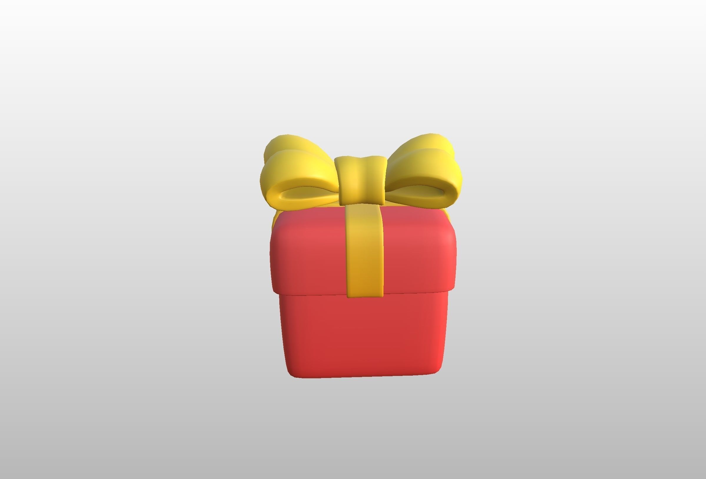 Gift Box 3D model_11