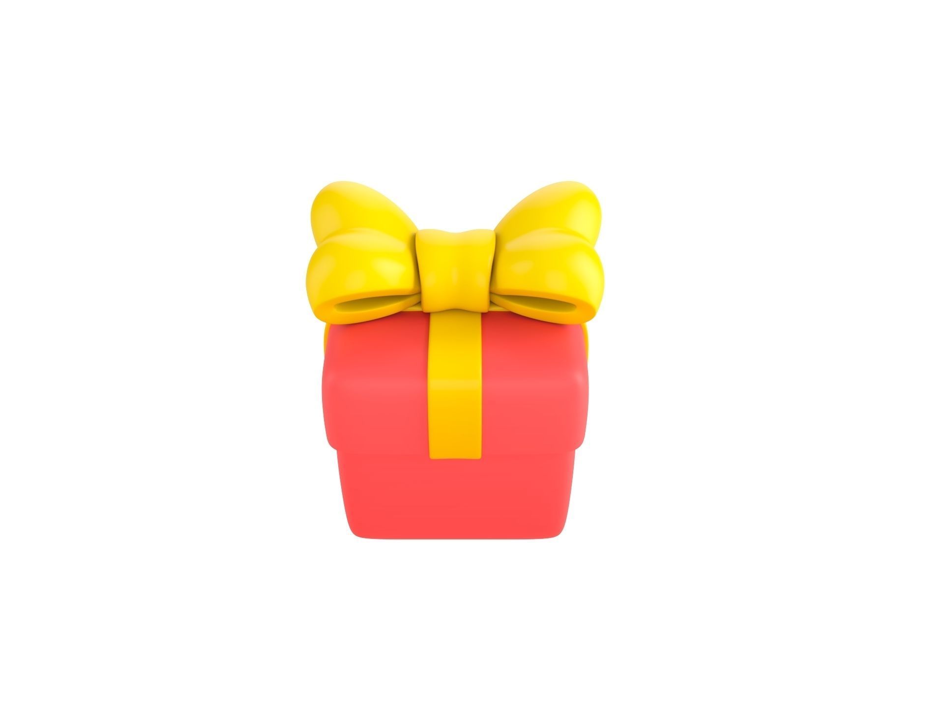 Gift Box 3D model_1