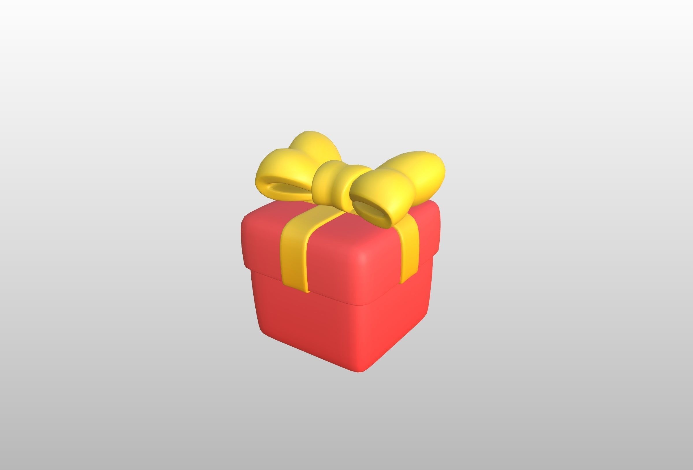 Gift Box 3D model_10