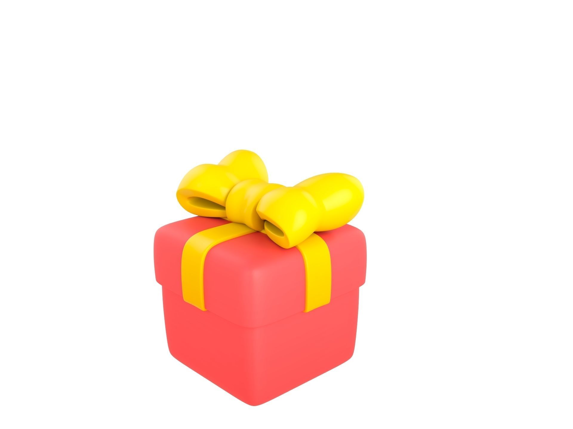 Gift Box 3D model_7