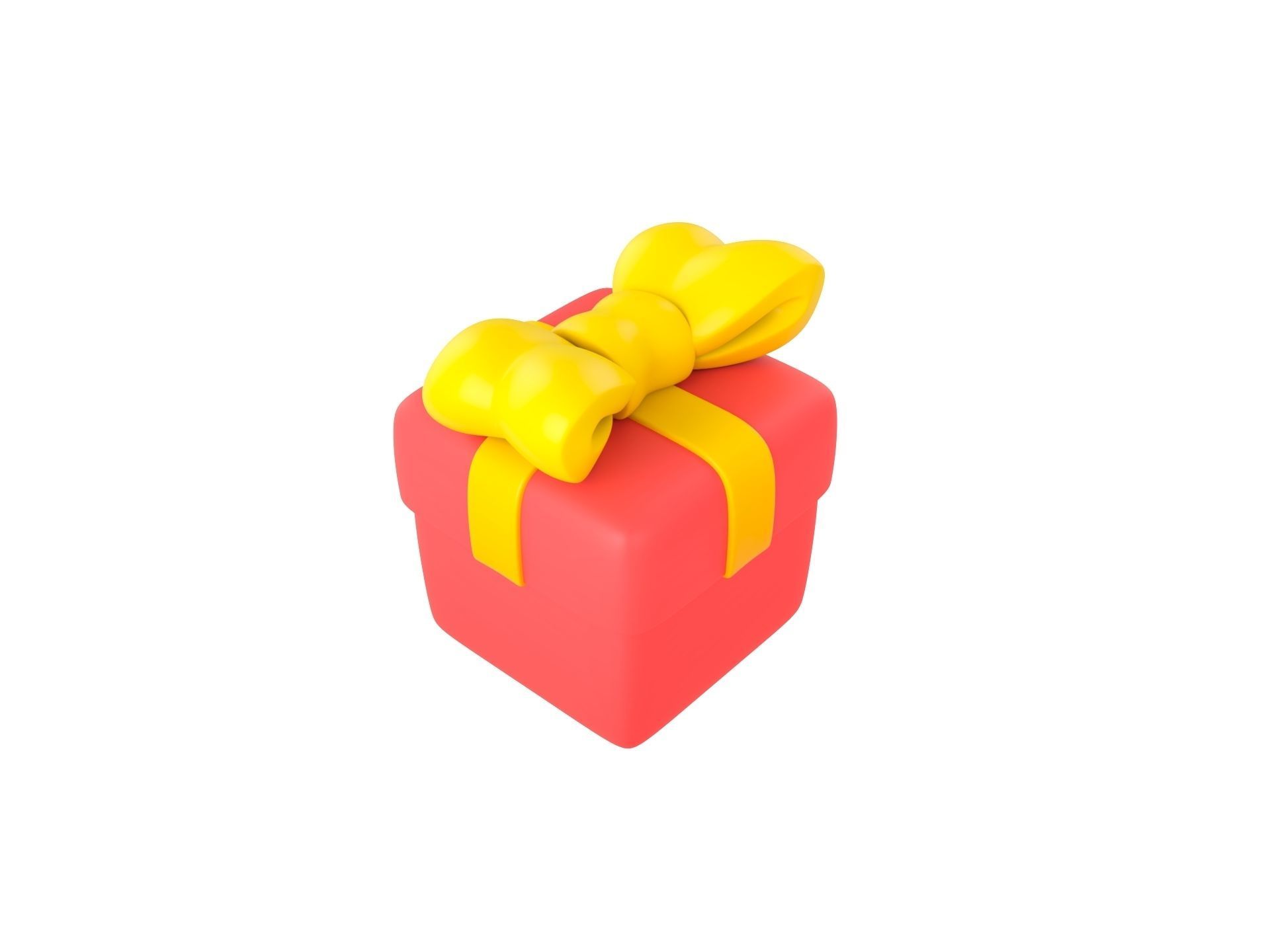 Gift Box 3D model_6