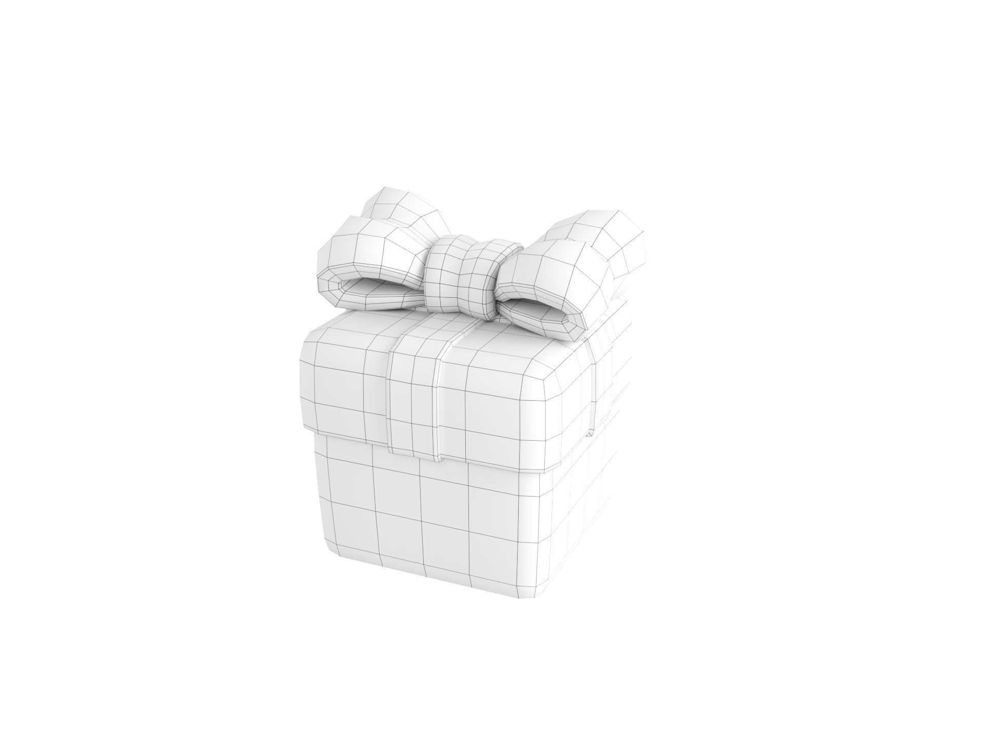 Gift Box 3D model_36
