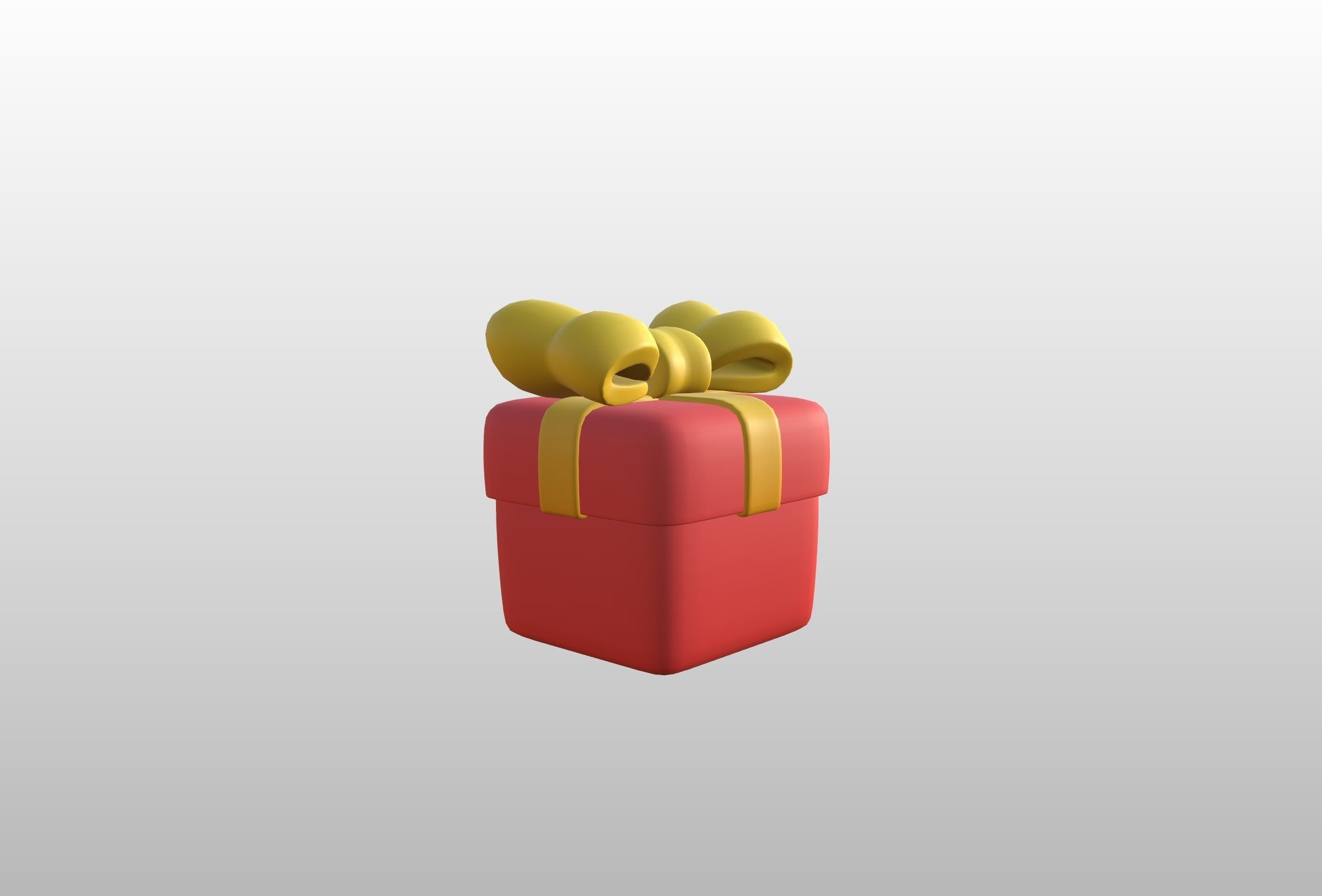 Gift Box 3D model_12