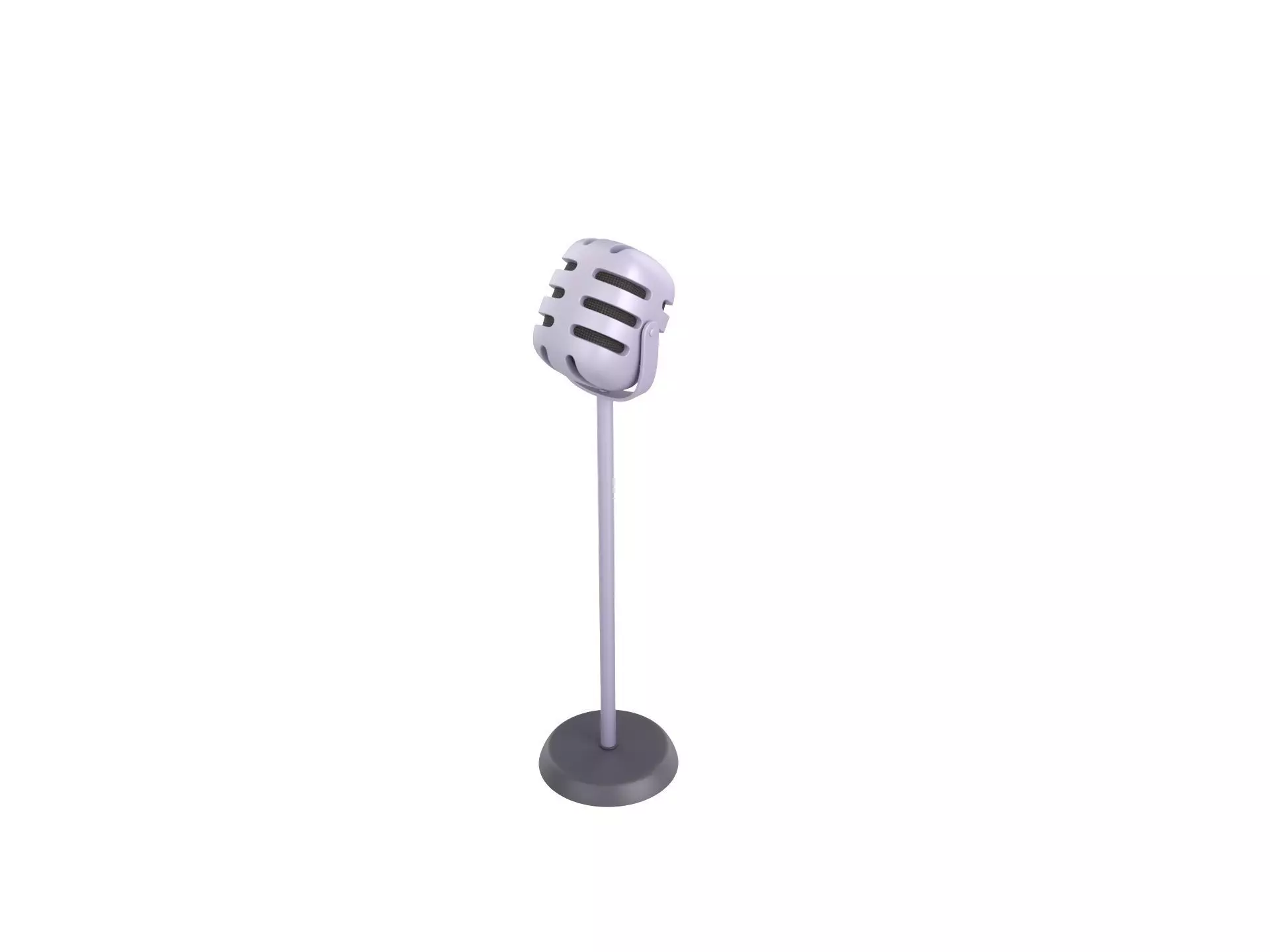 Vintage Microphone 3D model