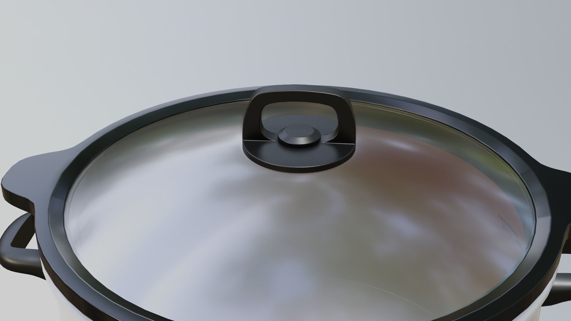 Slow Cooker Low-poly 3D model_6