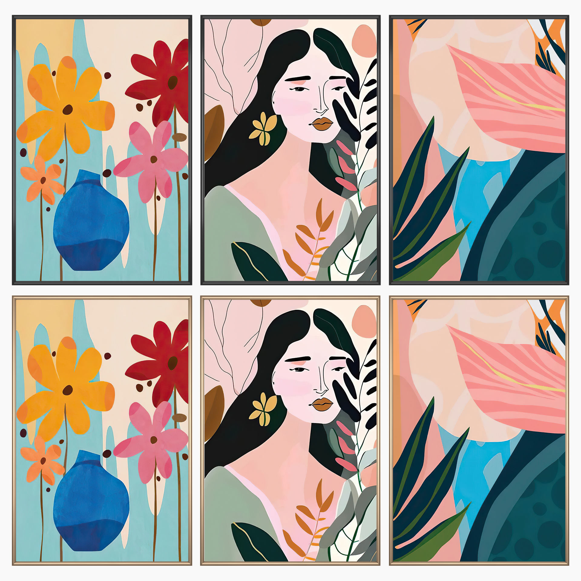 Wall Art Set 4293 3D model_1