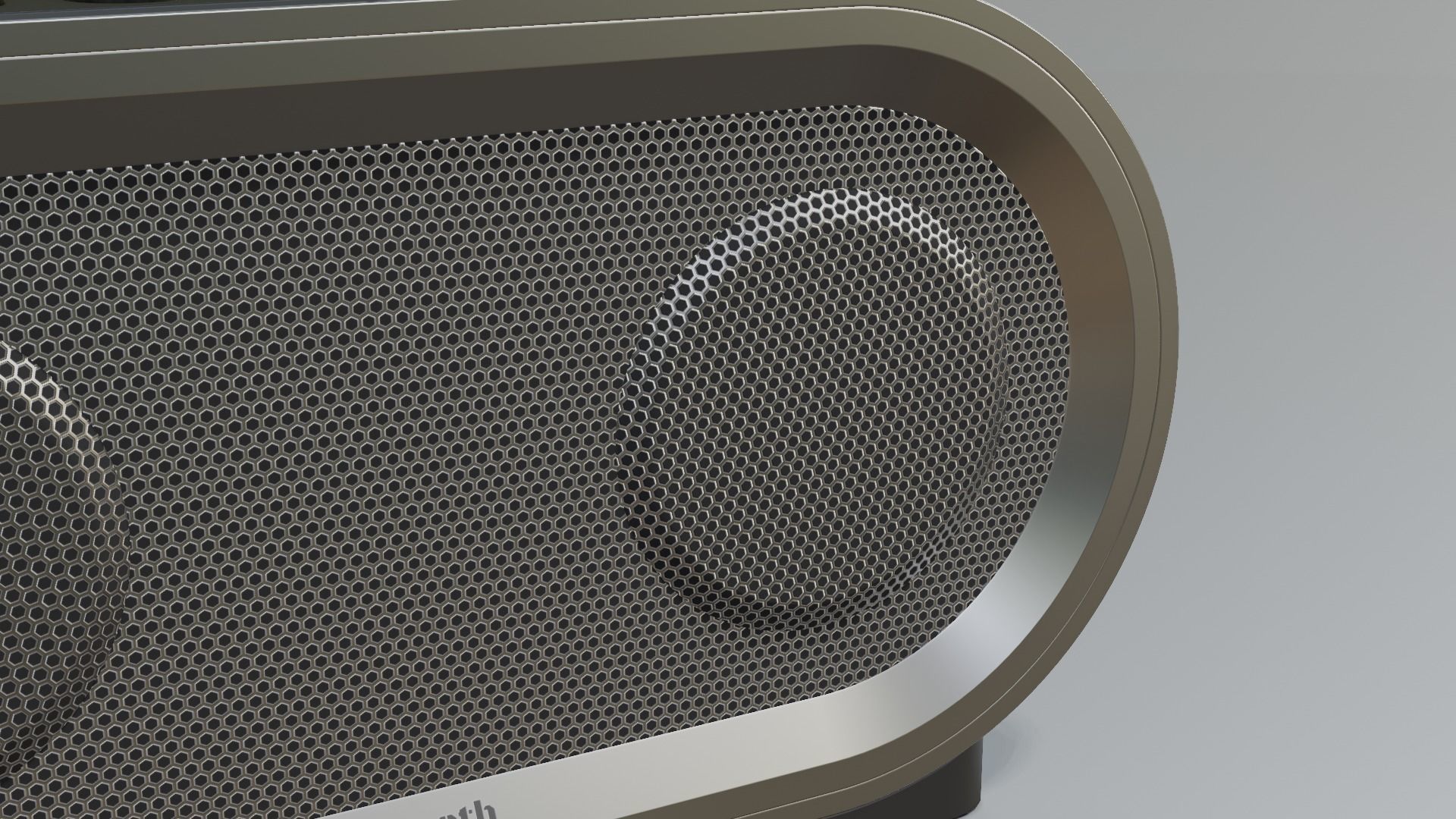 Bluetooth Speaker Low-poly 3D model_5