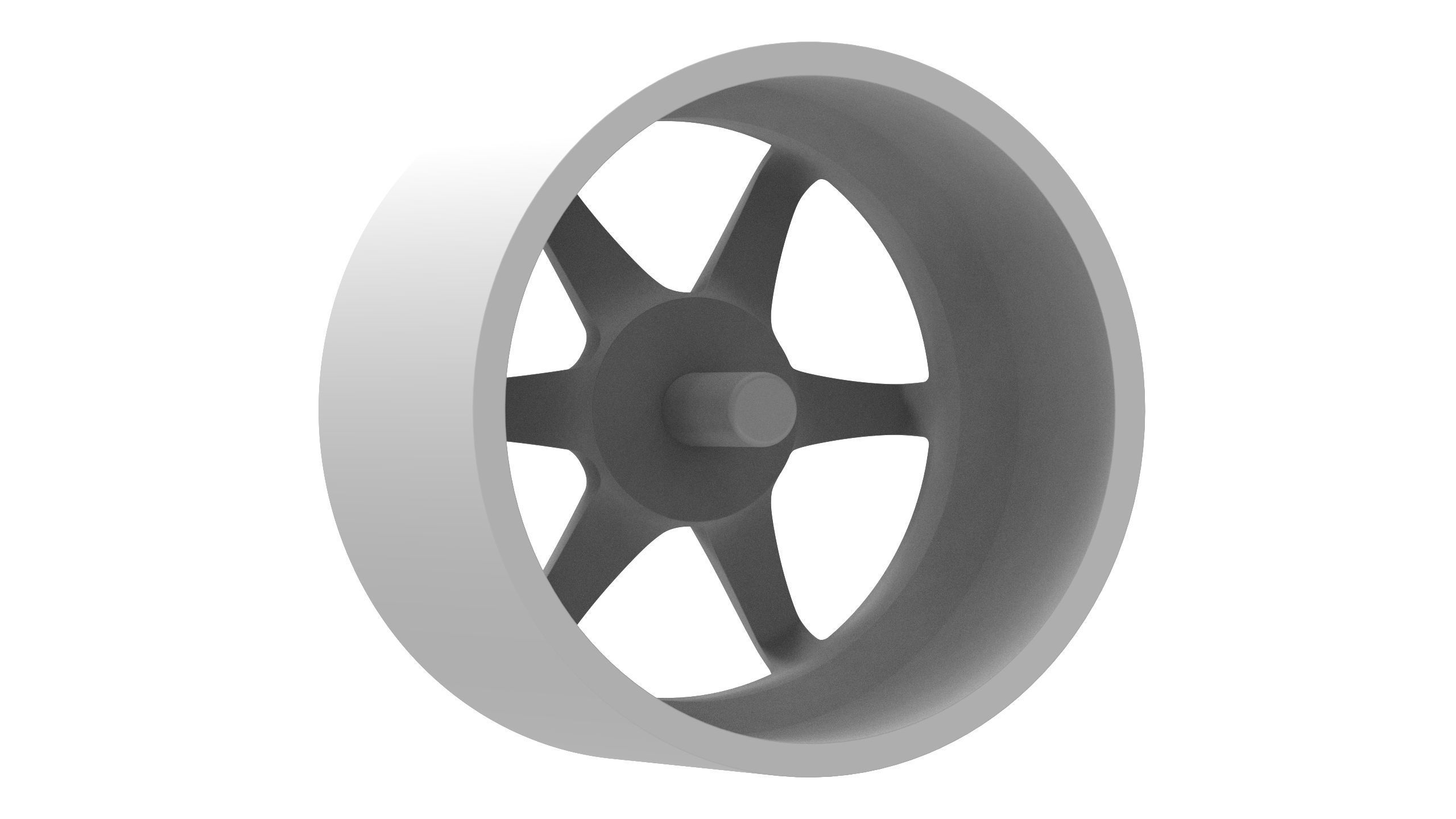 Volk Rays TE37 SL 1-24 Scale 3D print model_6