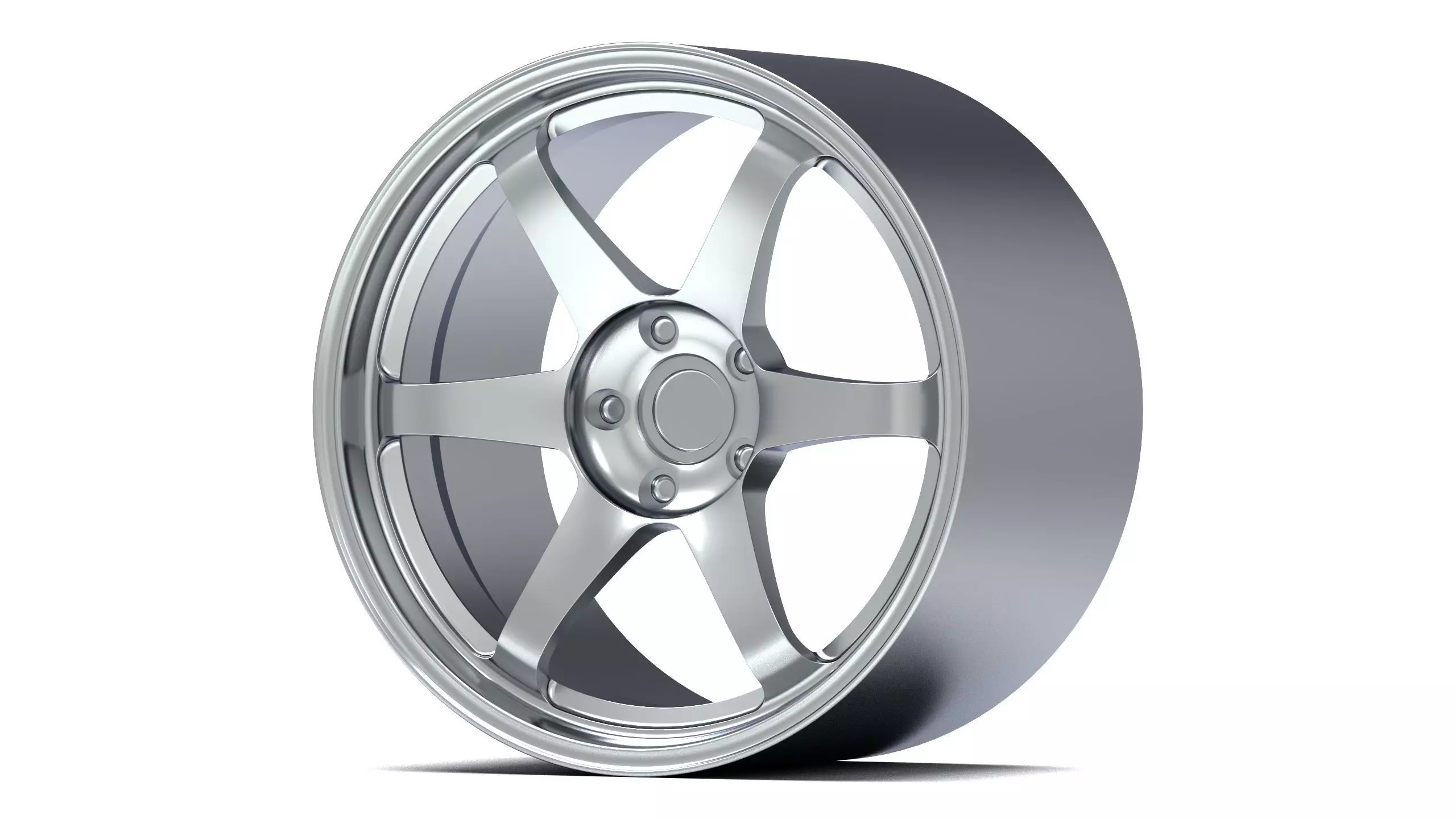 Volk Rays TE37 SL 1-24 Scale 3D print model_0