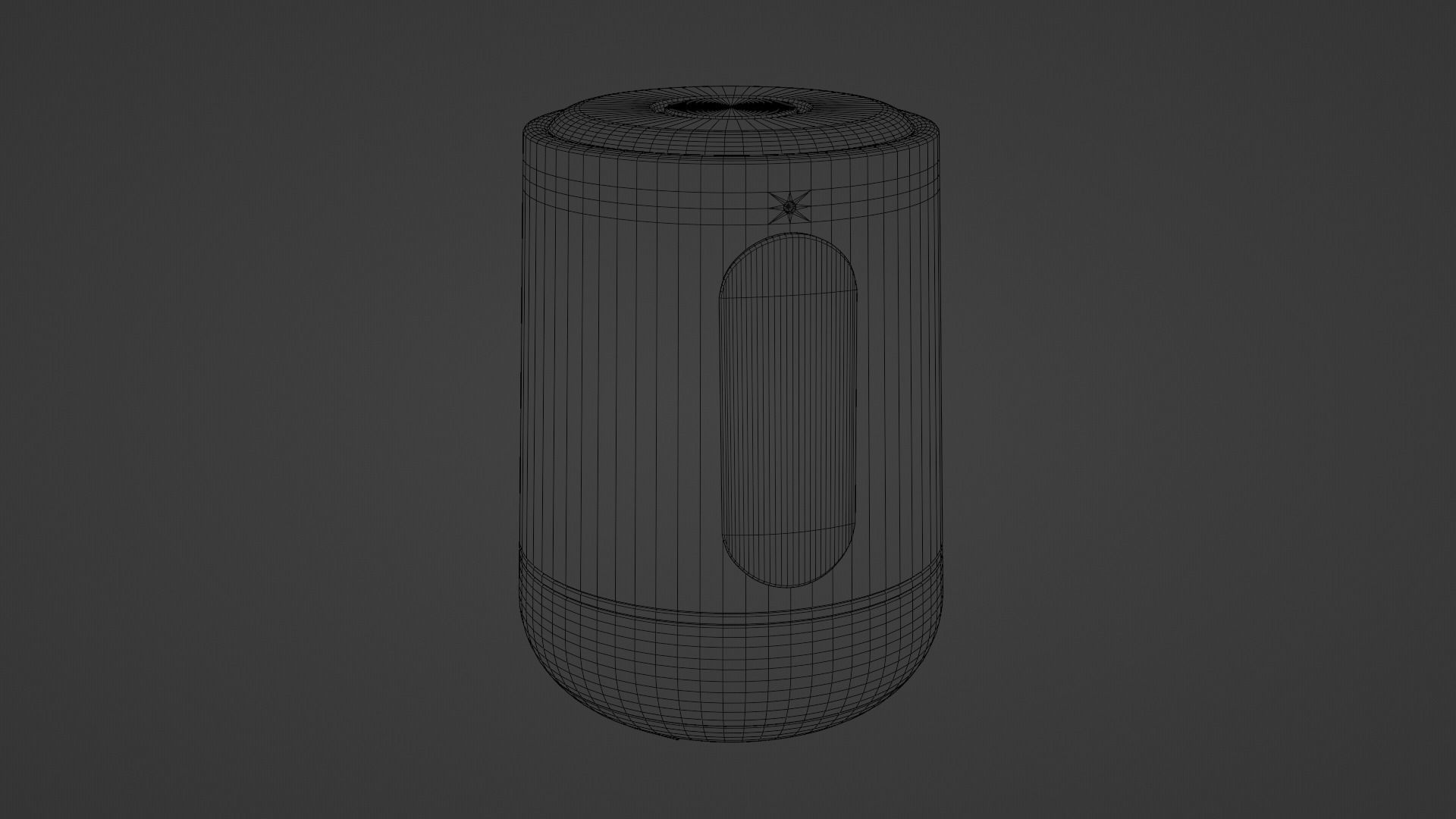 Smart Home Hub Low-poly 3D model_7