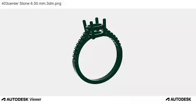 Women Ring With Round Cut Center Stone