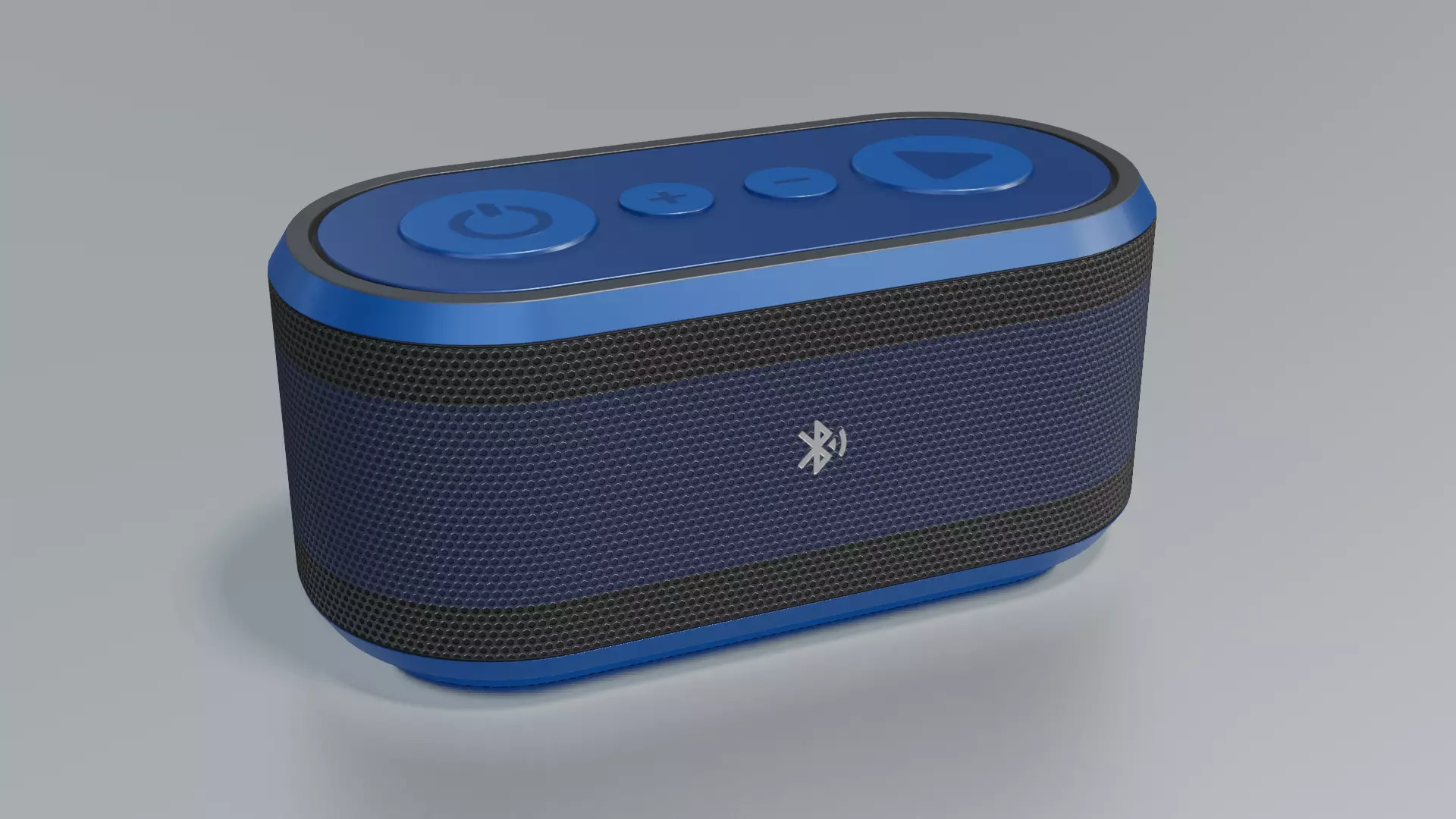 Bluetooth Speaker Low-poly 3D model_0