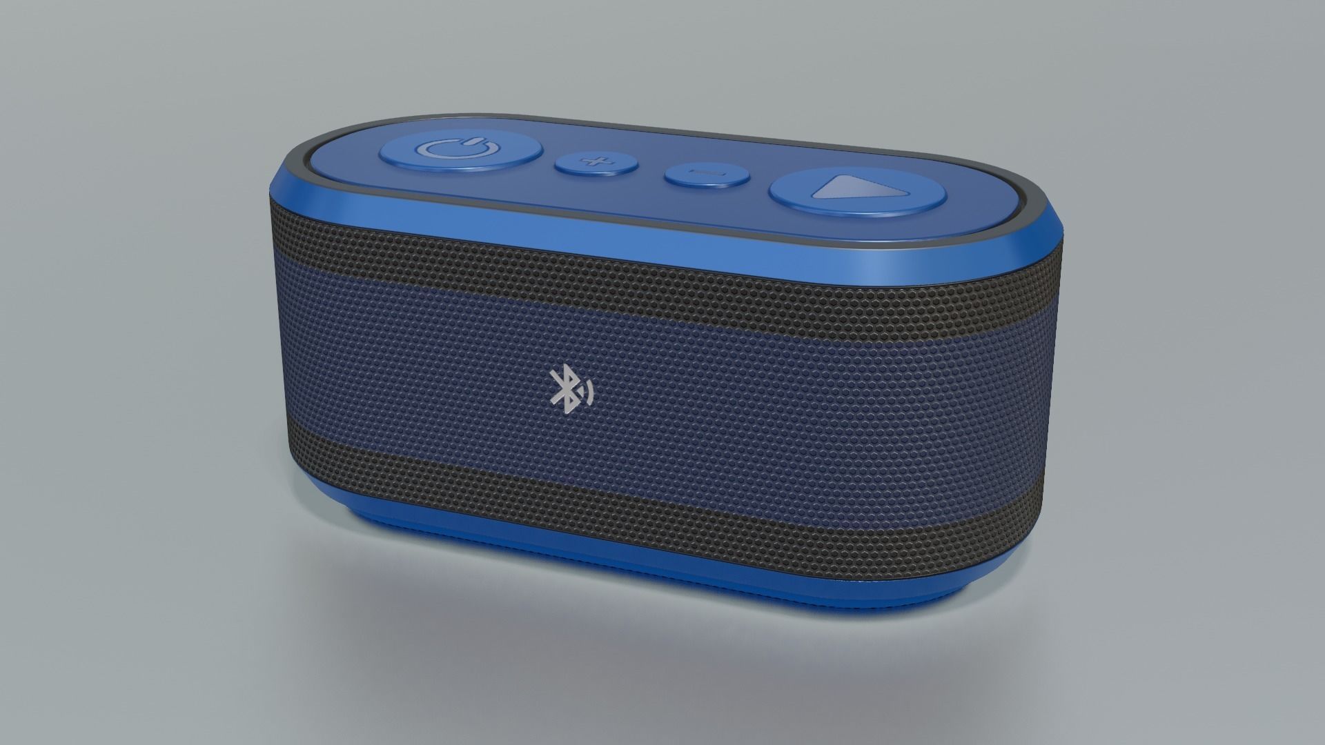 Bluetooth Speaker Low-poly 3D model_1