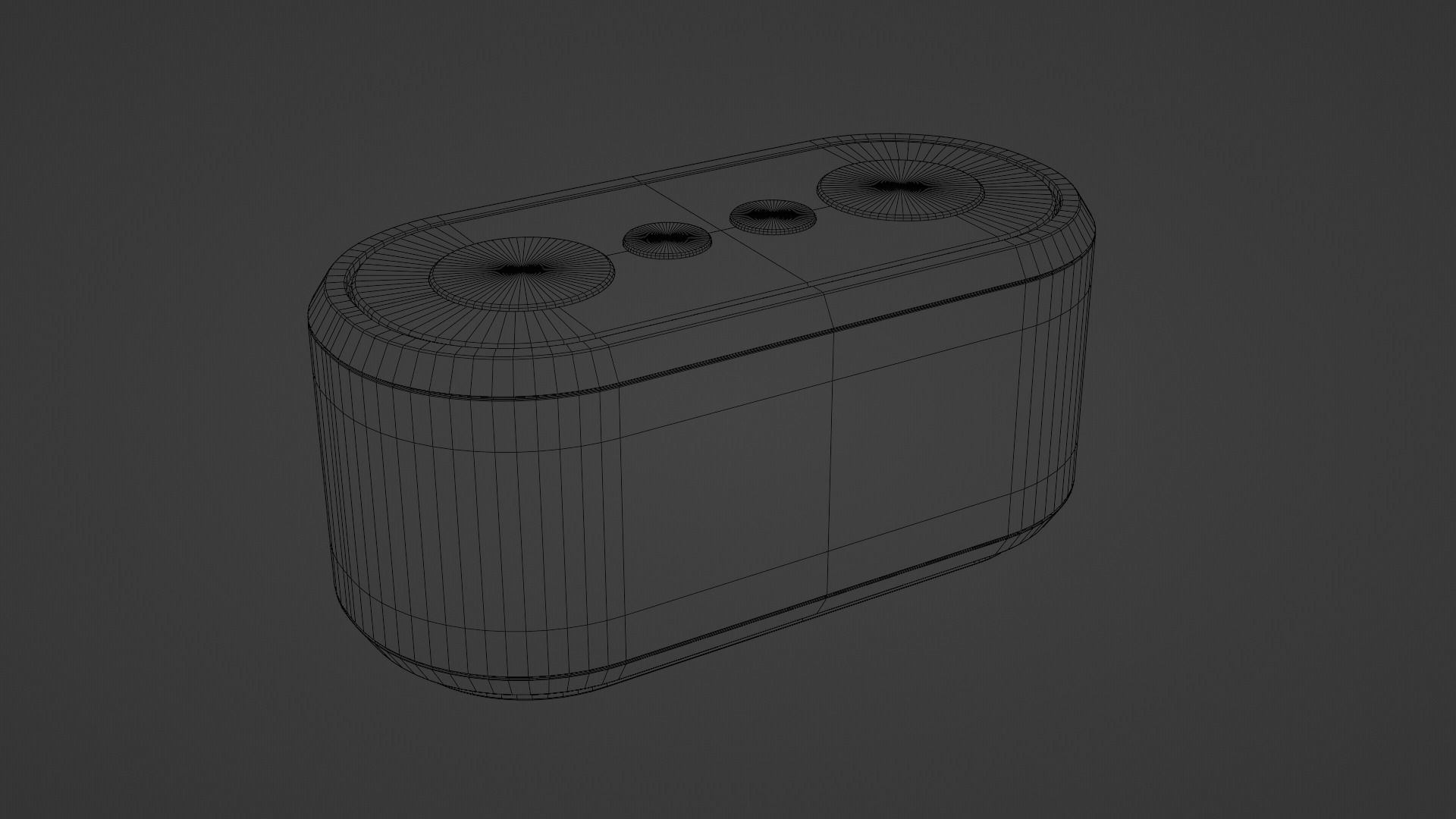 Bluetooth Speaker Low-poly 3D model_7