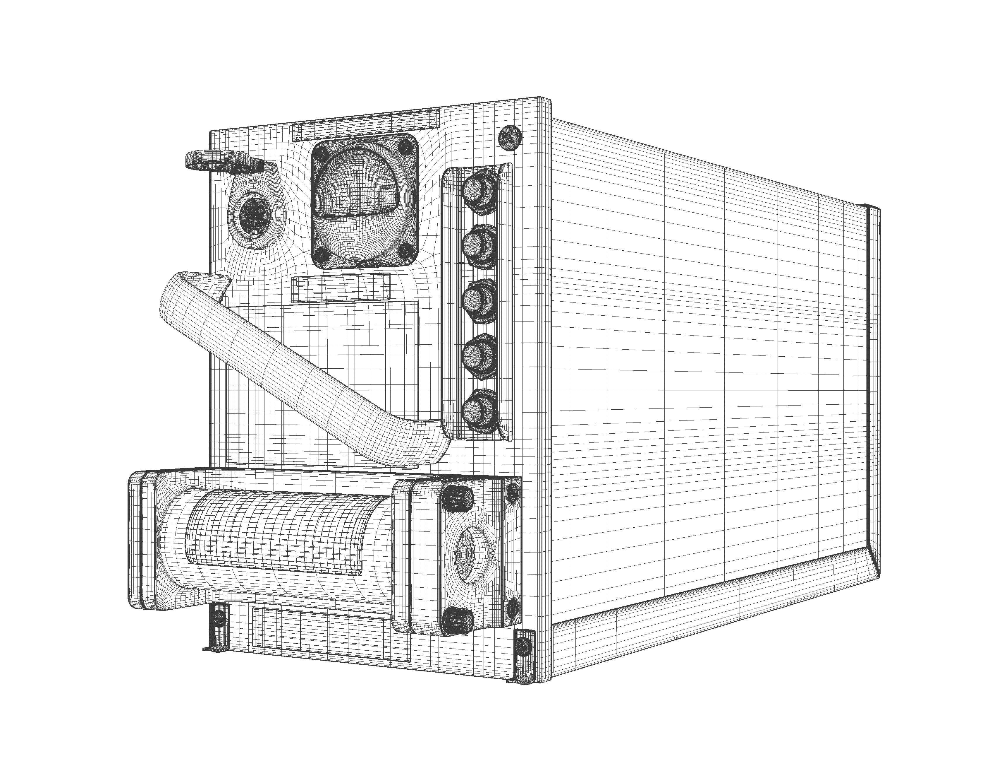 Flight Voice Record Box 3D model_12