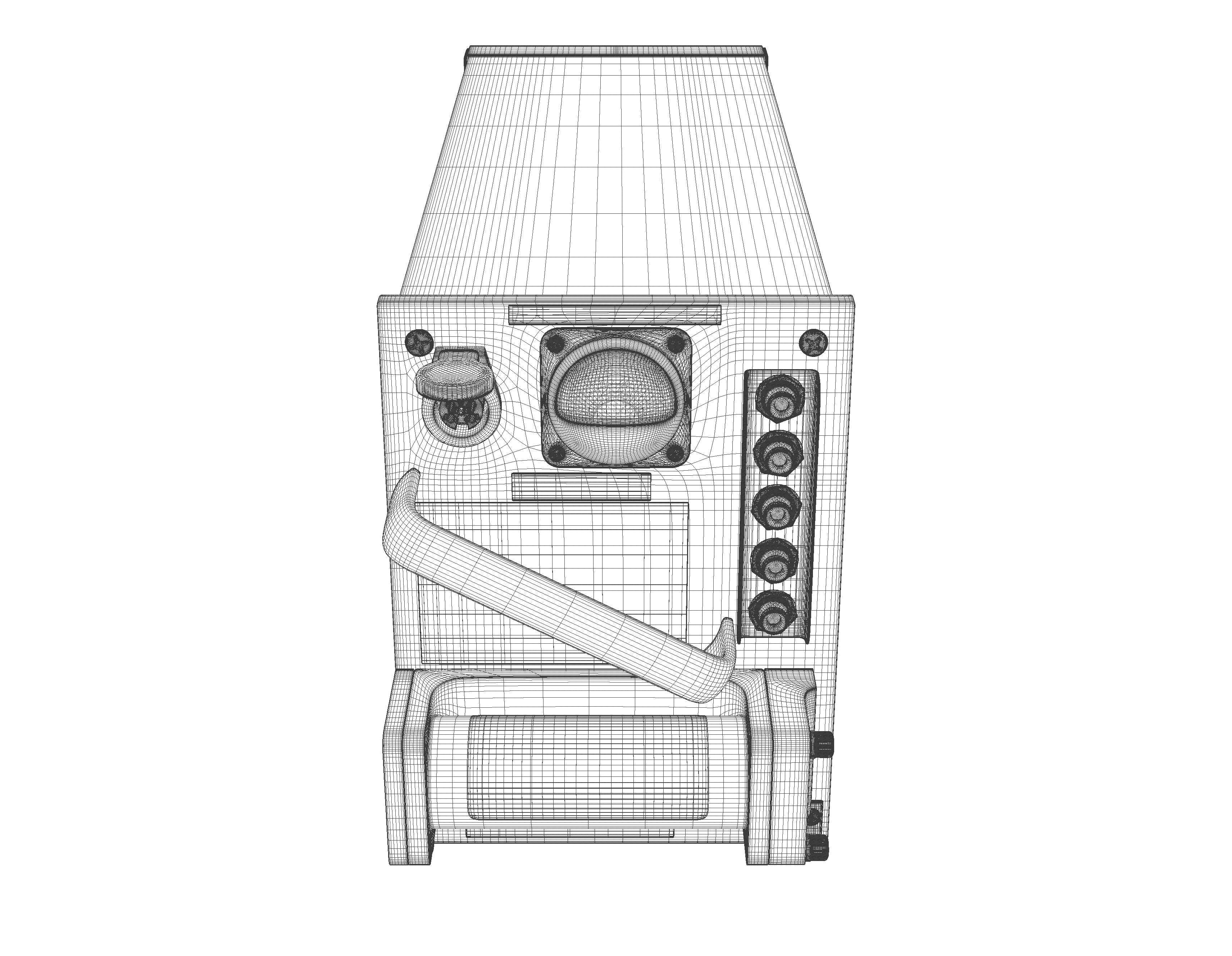 Flight Voice Record Box 3D model_9