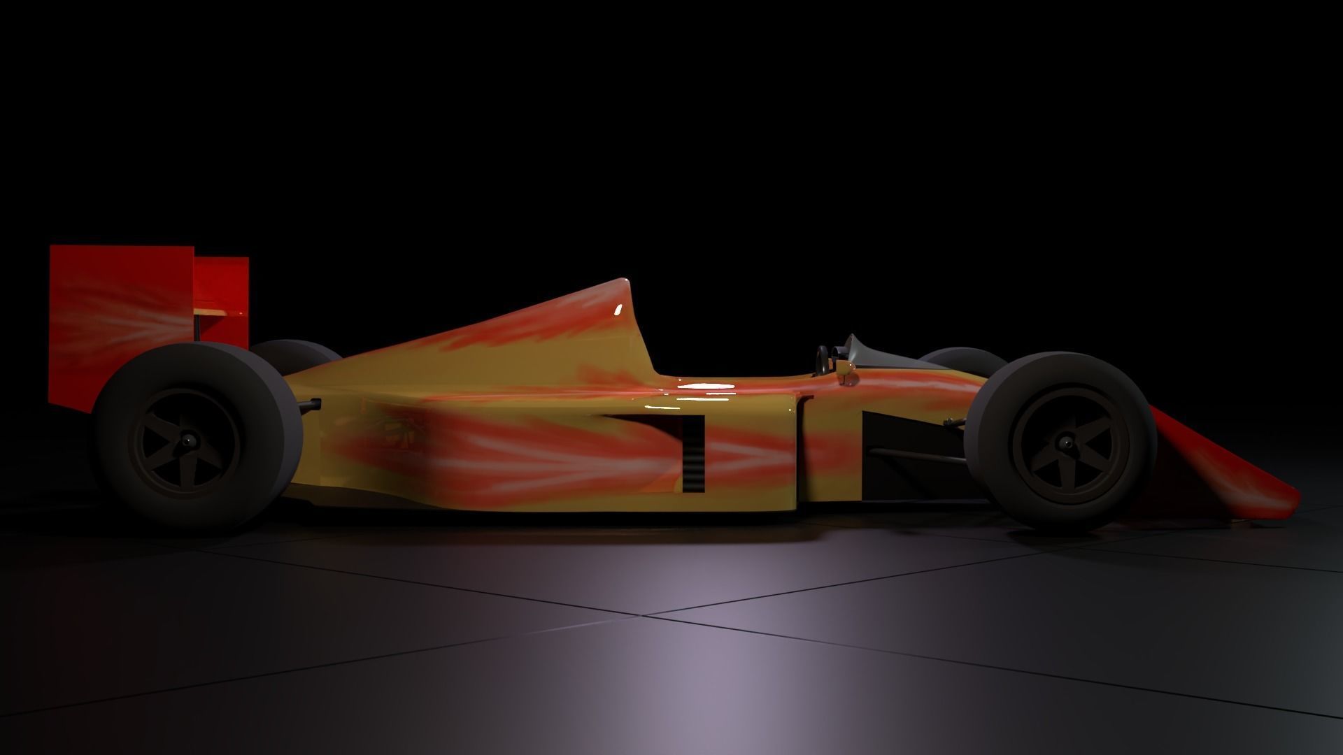 1988 F1 Car - 3D Printable Model Included 3D model_6