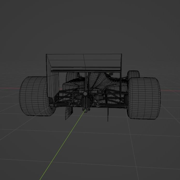 1988 F1 Car - 3D Printable Model Included 3D model_16
