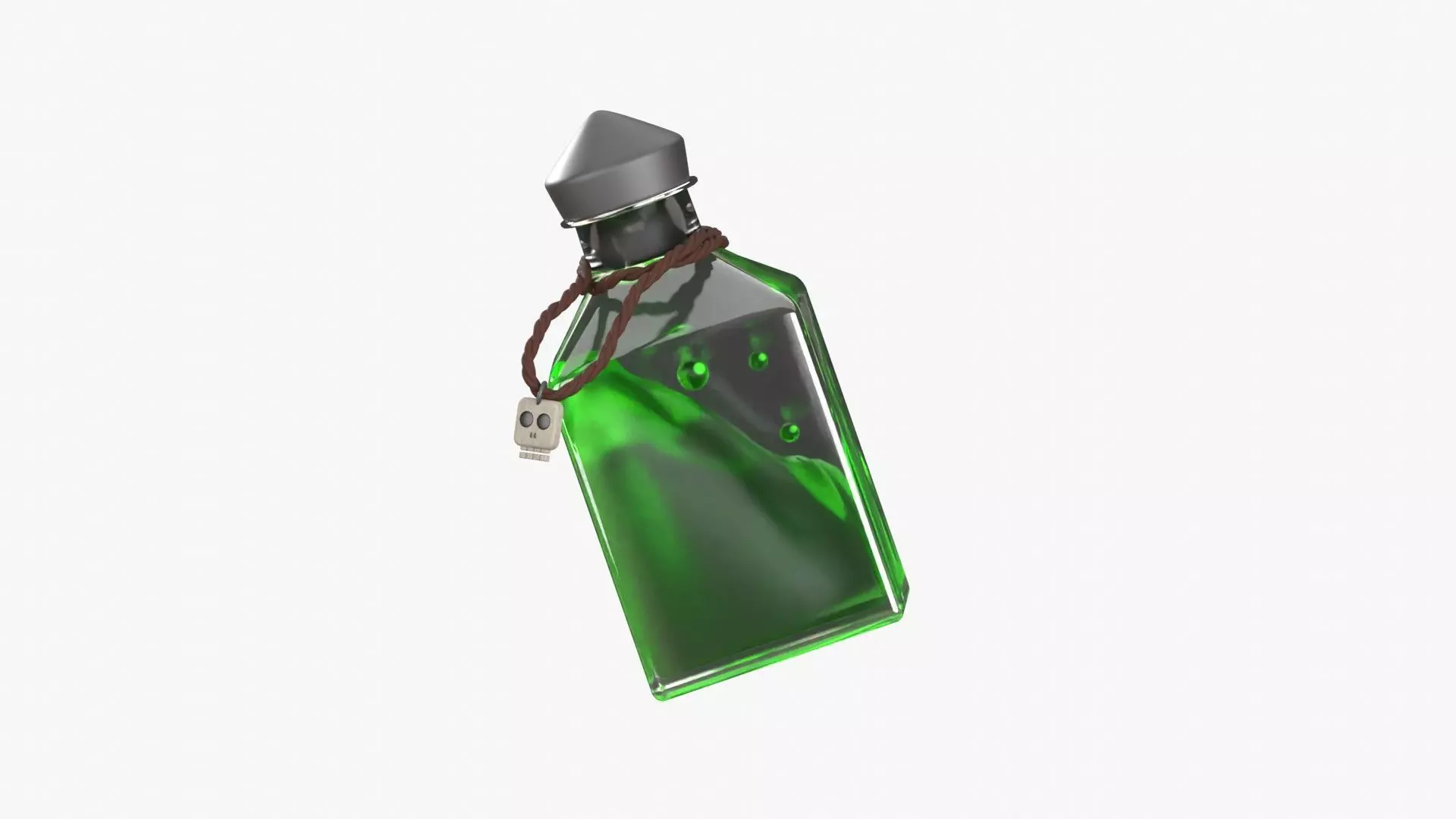 Poison Spell 3D Illustration 3D model