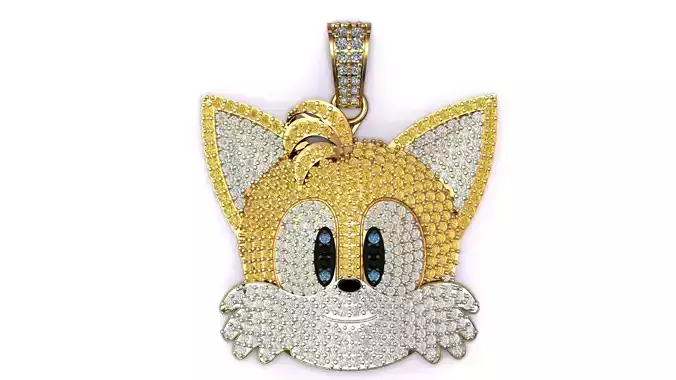 Hedgehog Diamond Pendant