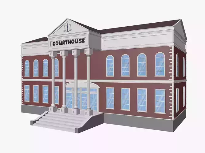 Cartoon Courthouse