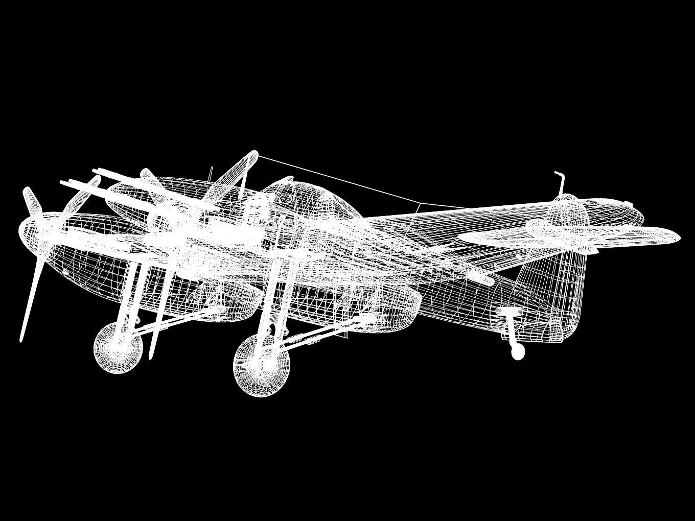 Westland Whirlwind 3D model_16