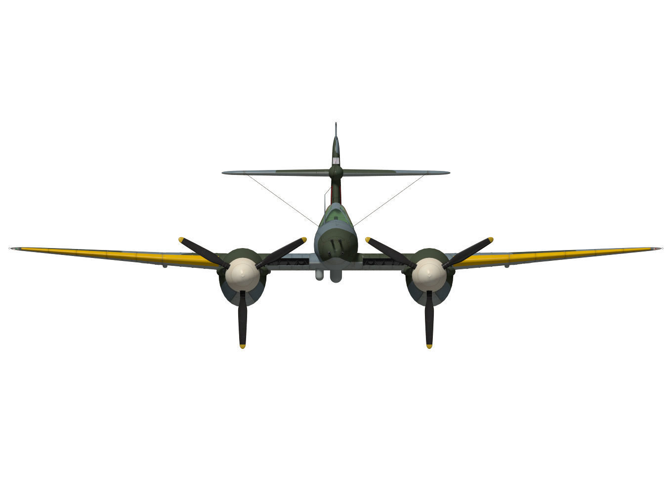 Westland Whirlwind 3D model_10