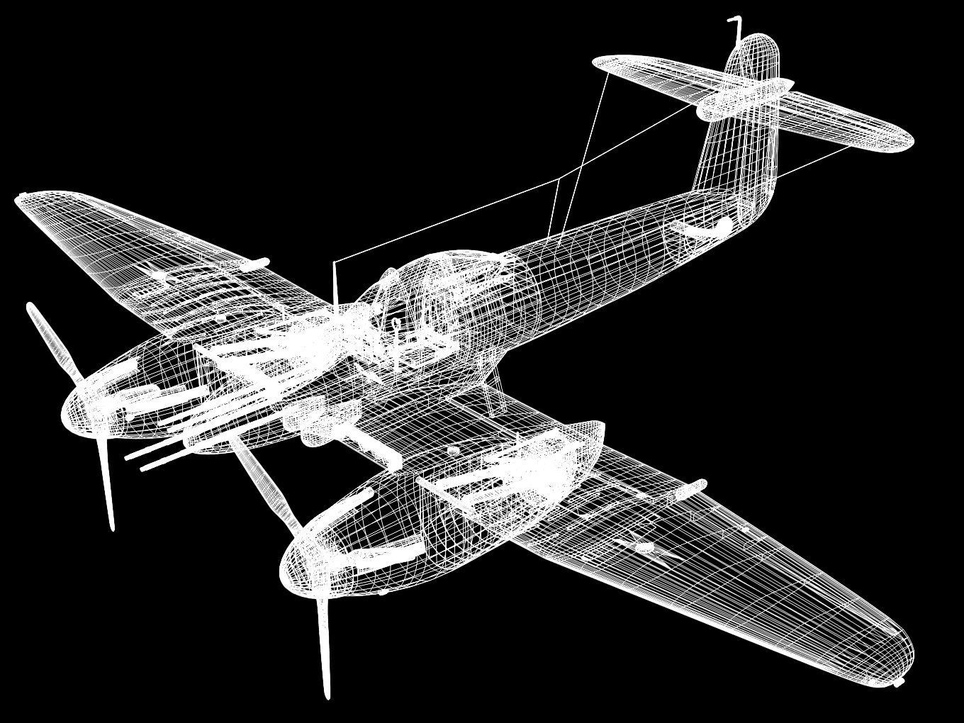 Westland Whirlwind 3D model_15