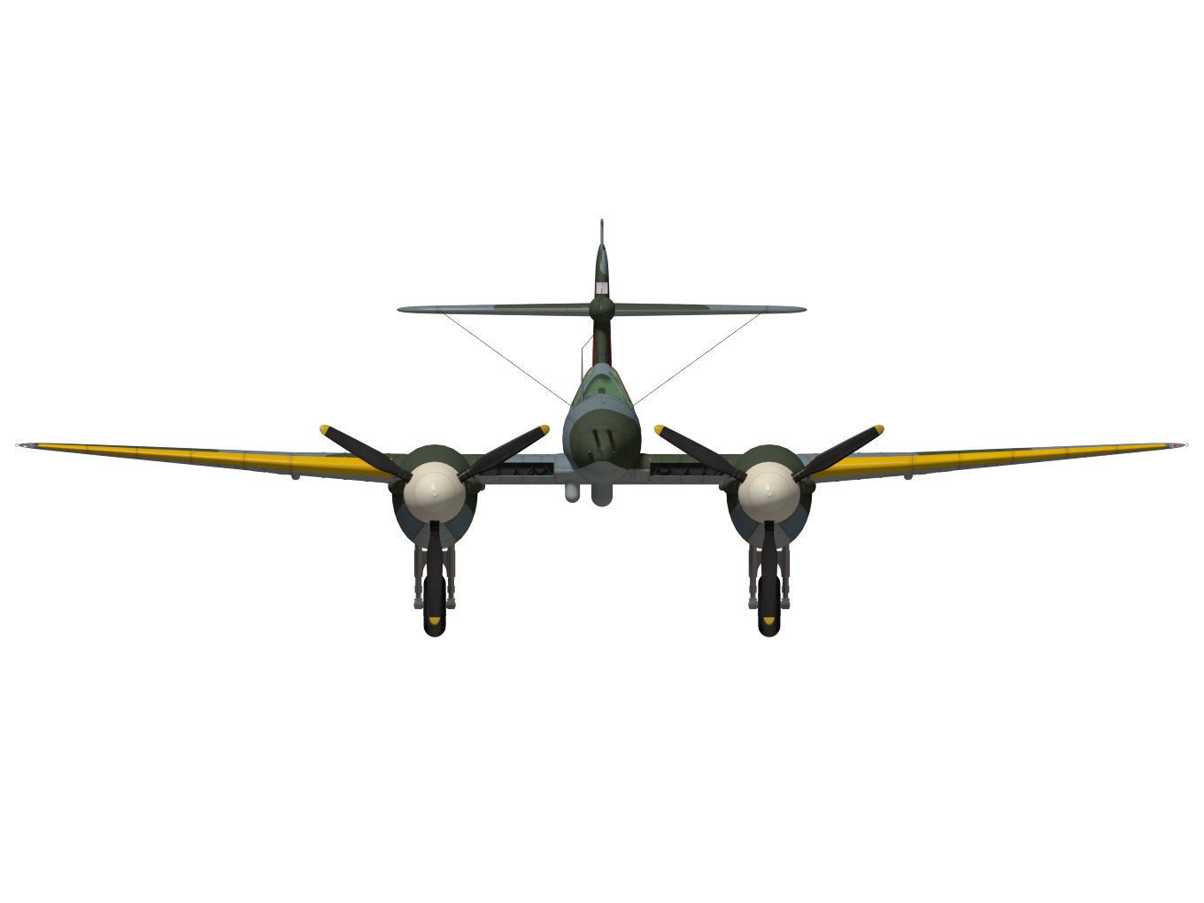 Westland Whirlwind 3D model_11