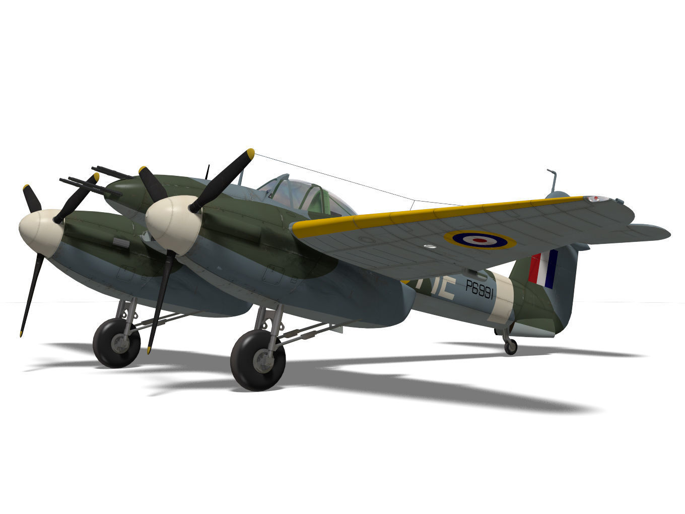 Westland Whirlwind 3D model_5