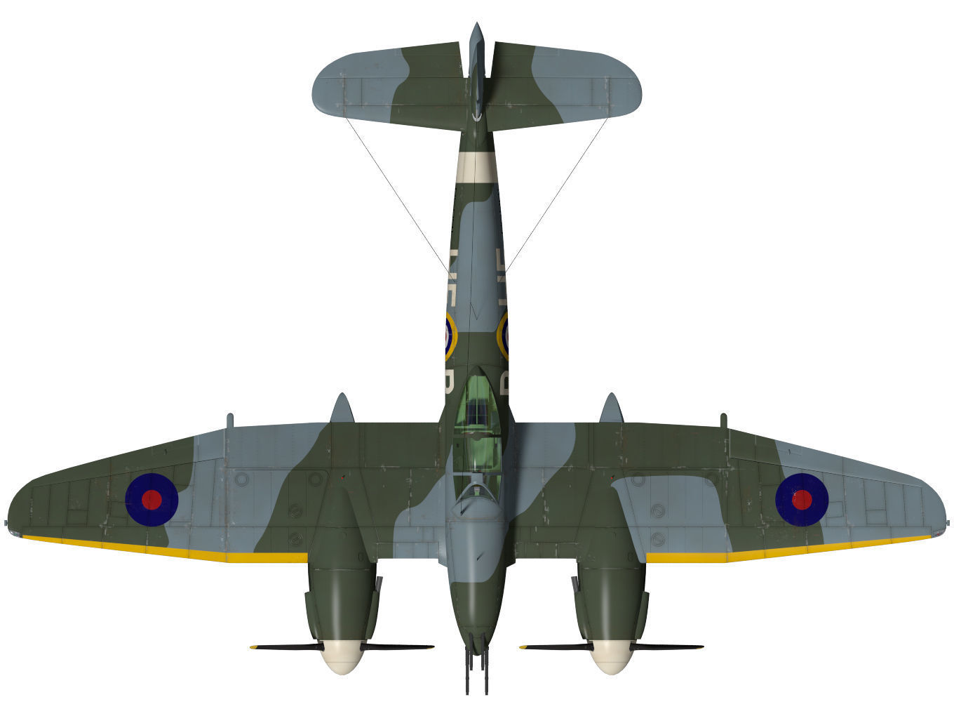 Westland Whirlwind 3D model_12