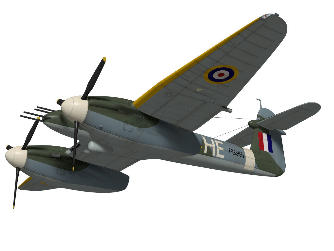 Westland Whirlwind 3D model_3