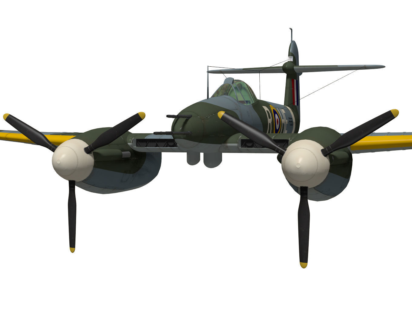 Westland Whirlwind 3D model_4