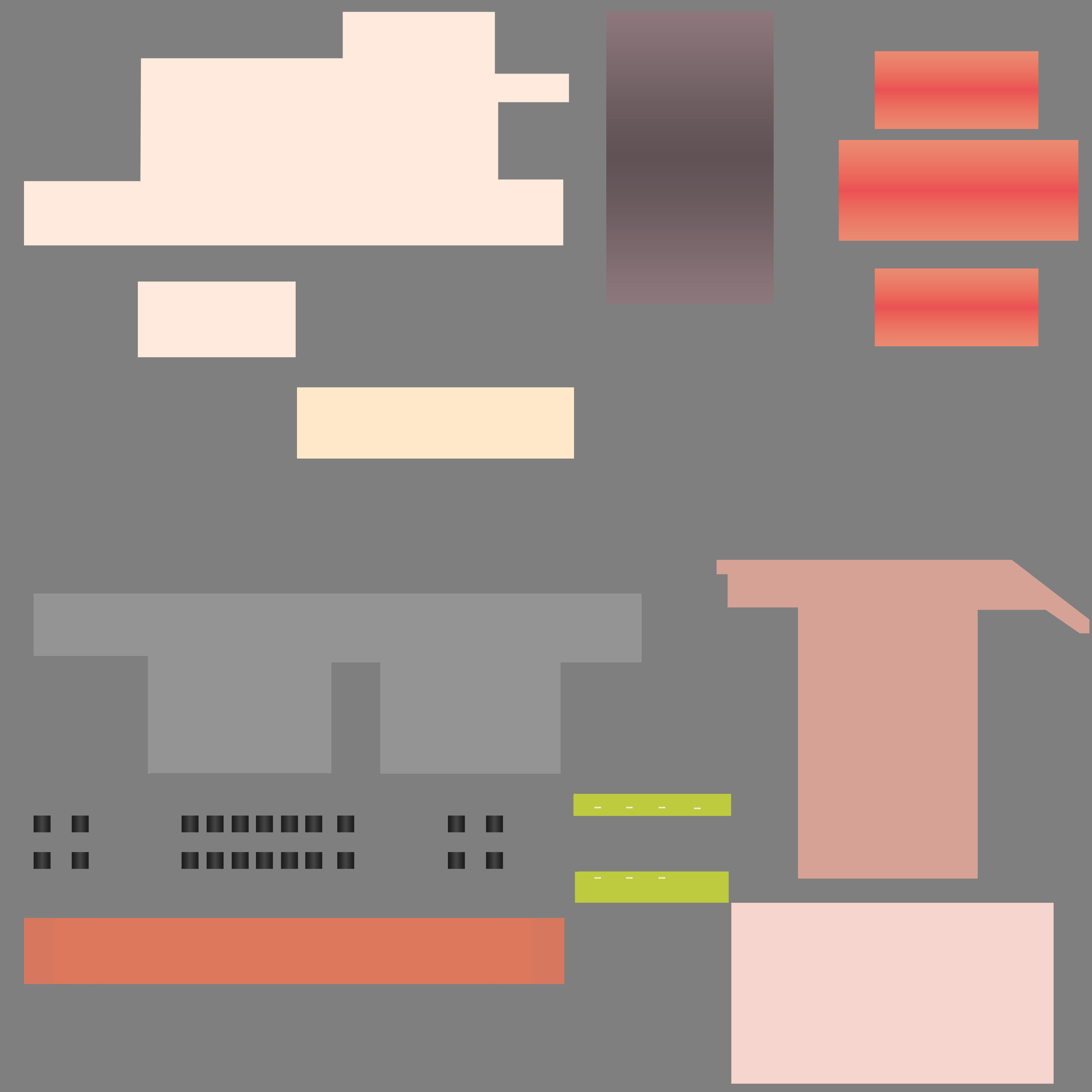 Cartoon Motel Low-poly 3D model_13