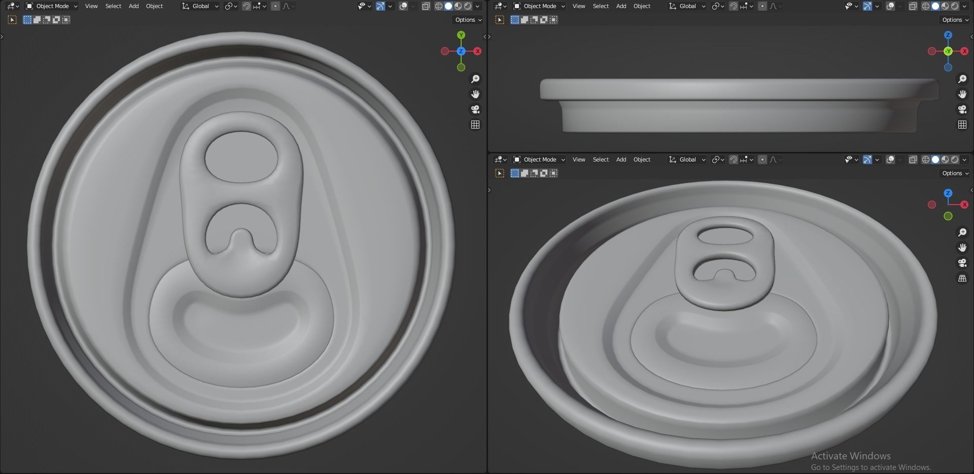 3D model Top can Free 3D model_5