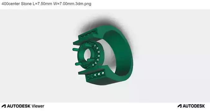 Men Ring With Round Cut Center Stone