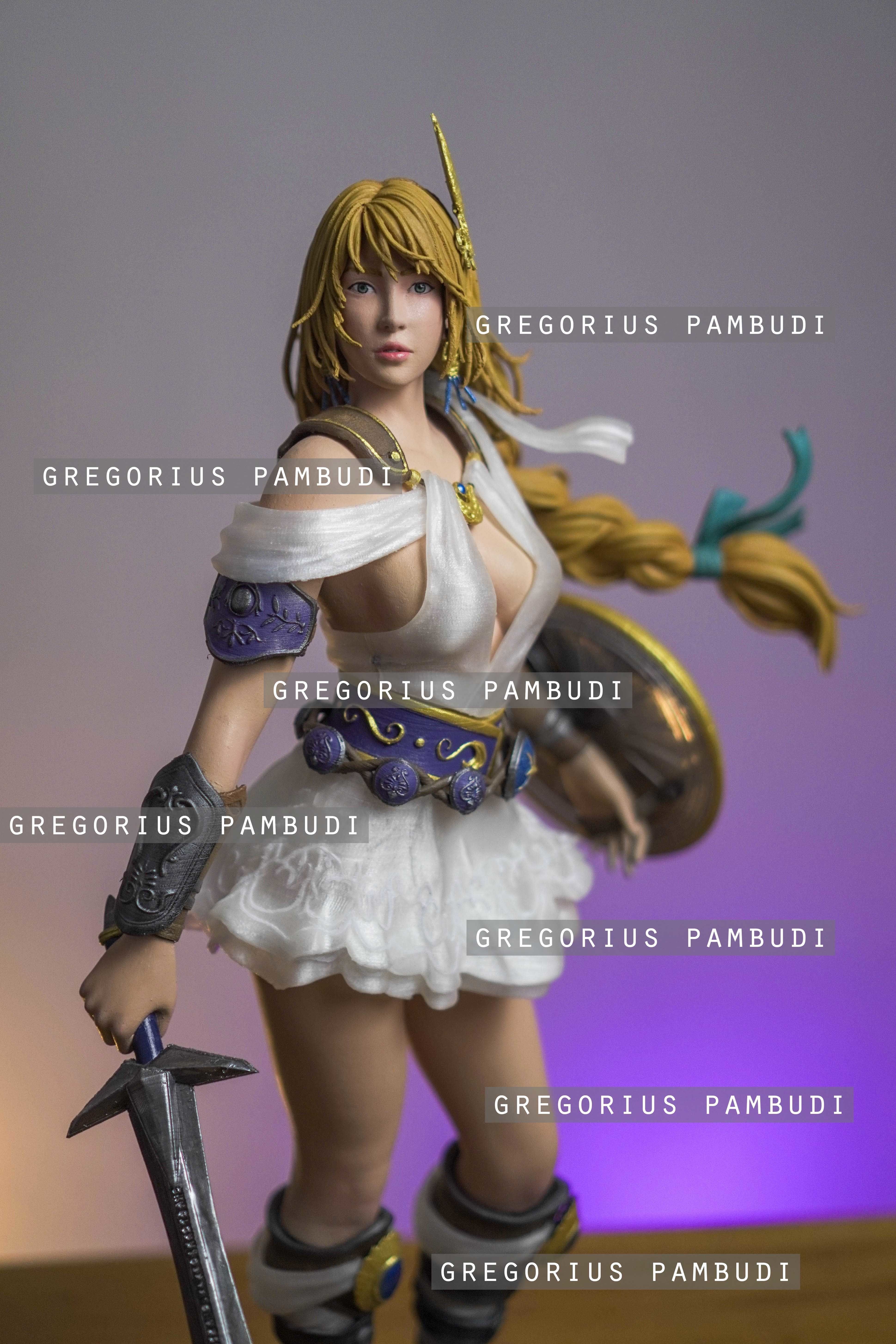 Sophitia Alexandra SoulCalibur Fan Art Statue 3d Printable 3D print model_8