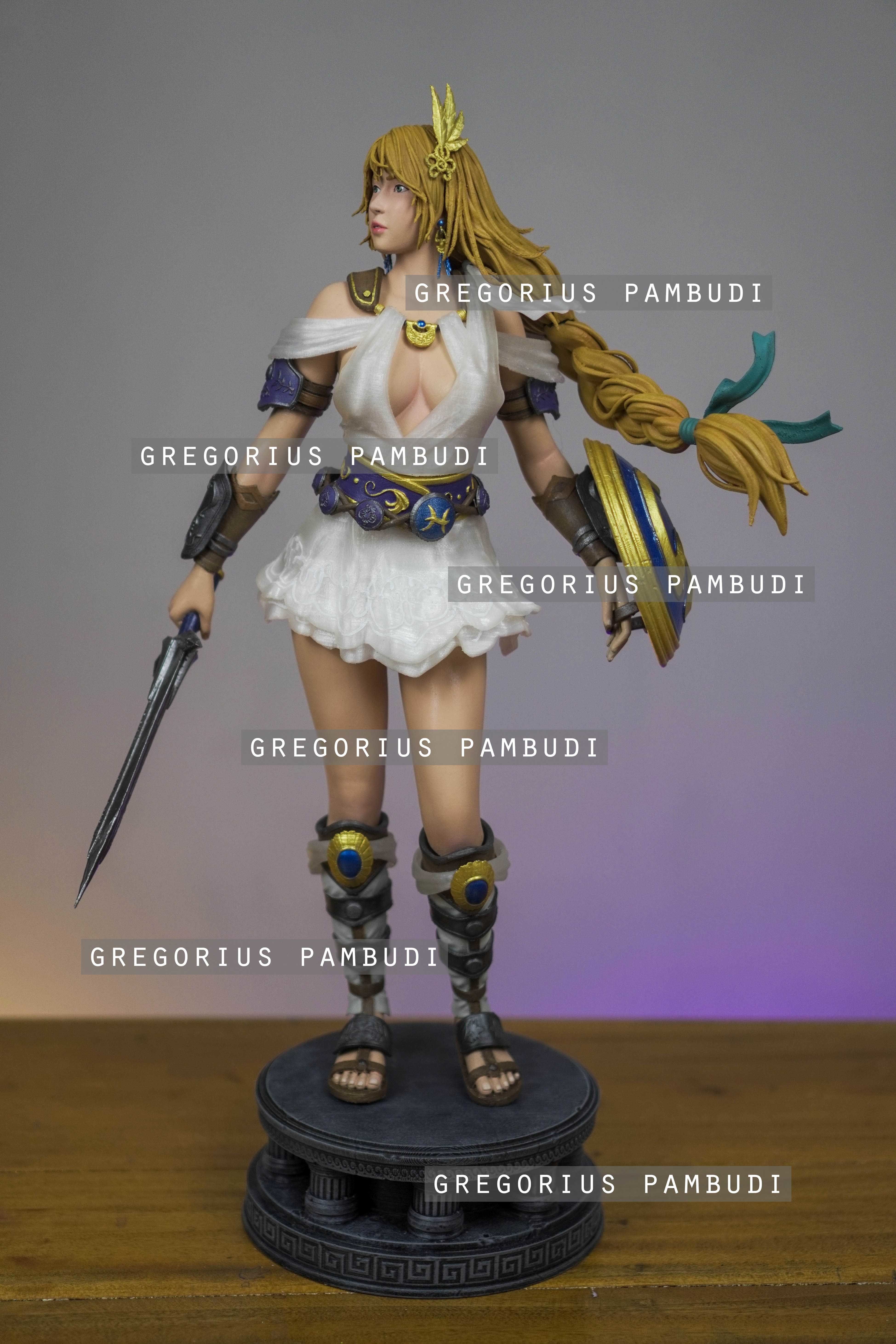 Sophitia Alexandra SoulCalibur Fan Art Statue 3d Printable 3D print model_7