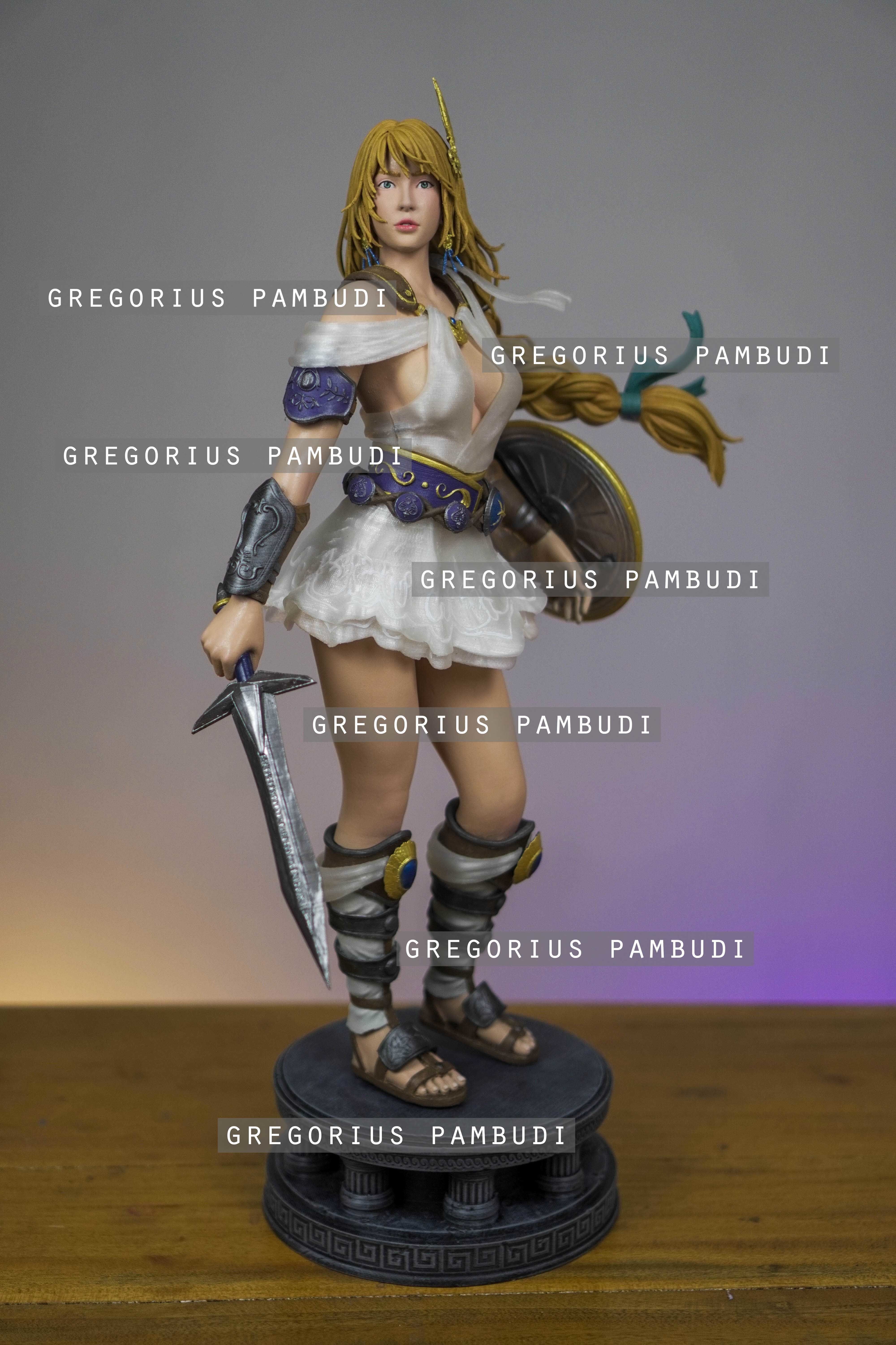 Sophitia Alexandra SoulCalibur Fan Art Statue 3d Printable 3D print model_6