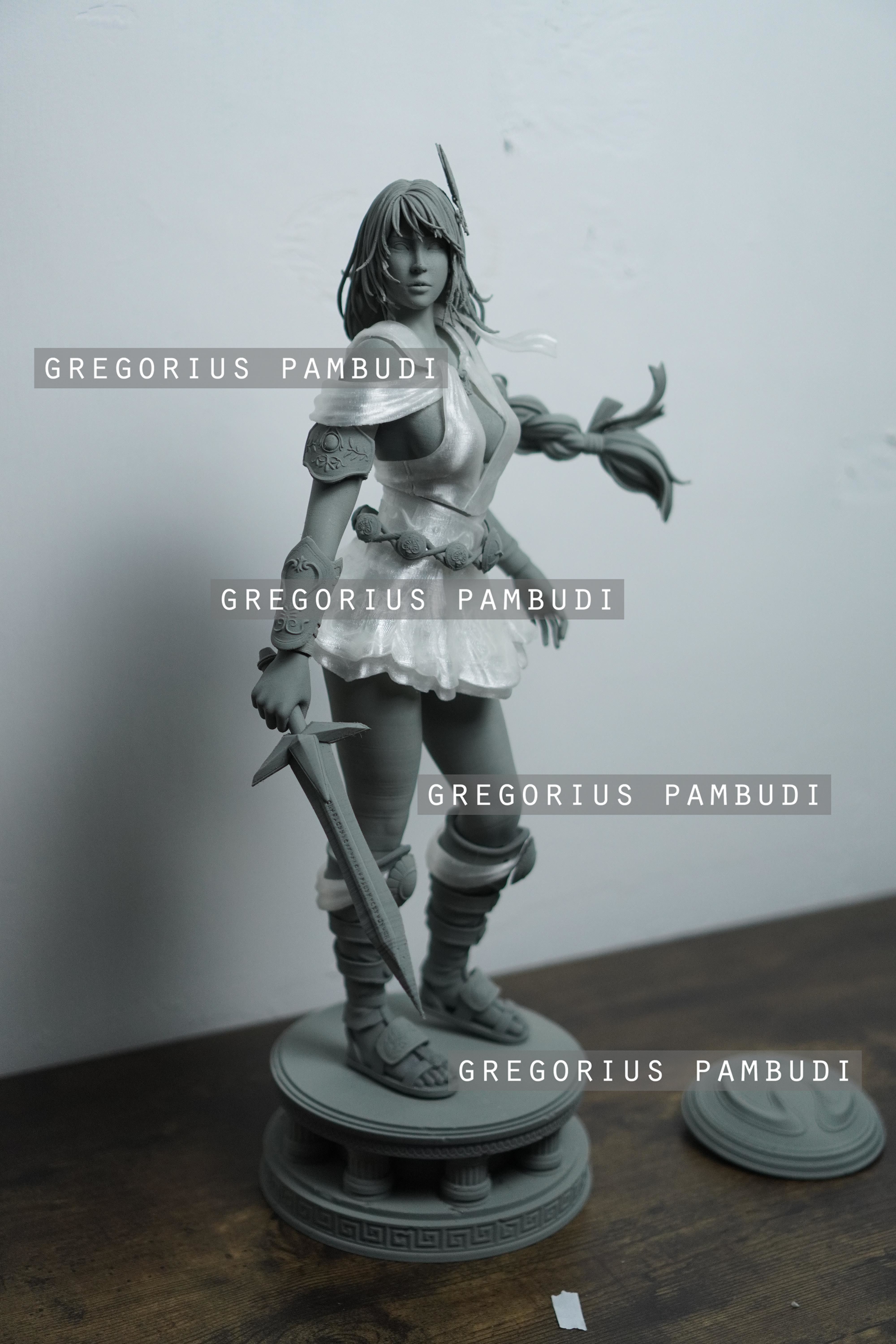 Sophitia Alexandra SoulCalibur Fan Art Statue 3d Printable 3D print model_24