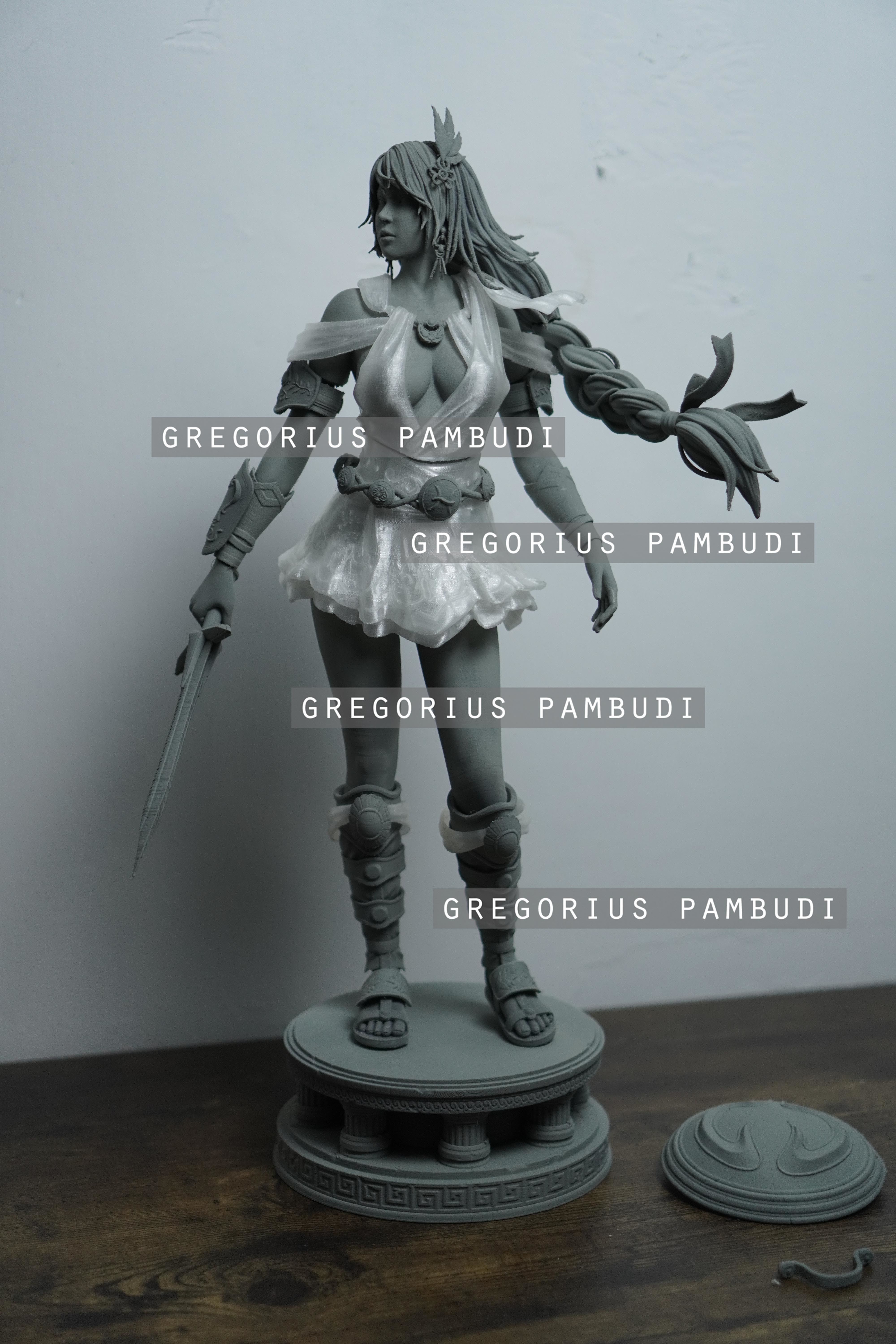 Sophitia Alexandra SoulCalibur Fan Art Statue 3d Printable 3D print model_25