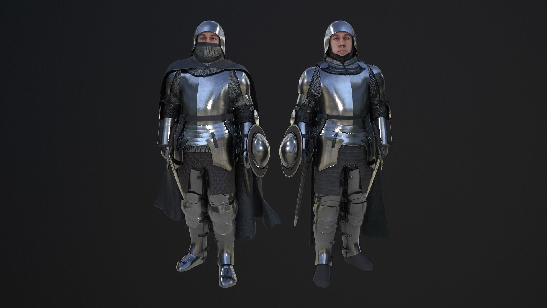 TAB Medieval Knight - 10 Low-poly 3D model_15