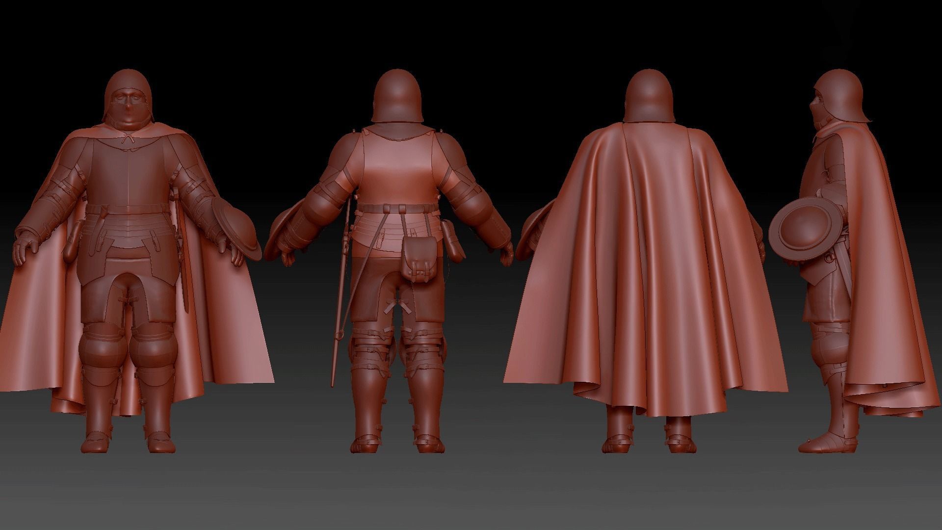 TAB Medieval Knight - 10 Low-poly 3D model_31