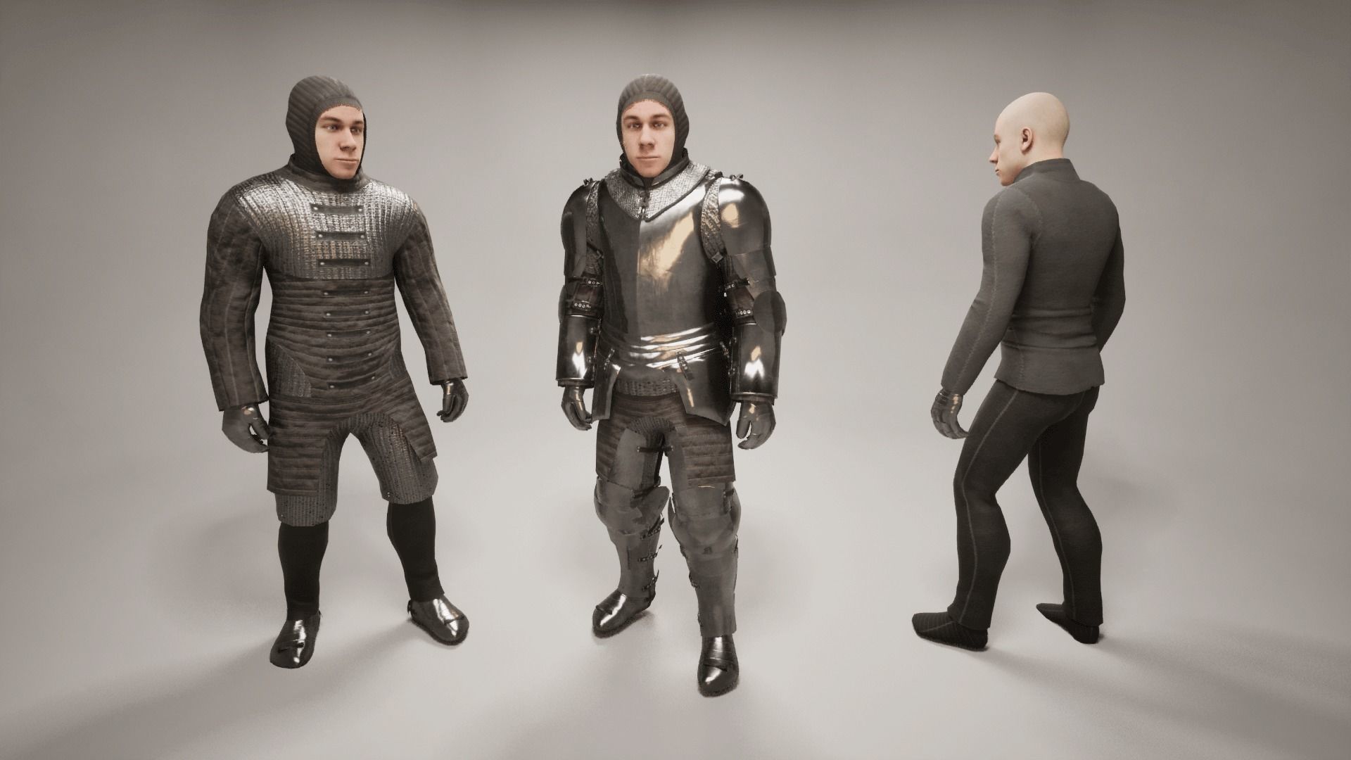 TAB Medieval Knight - 10 Low-poly 3D model_23